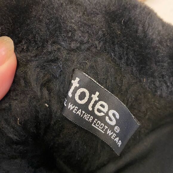 Totes black winter boots size 8 m zipper Ruby style - Picture 3 of 8